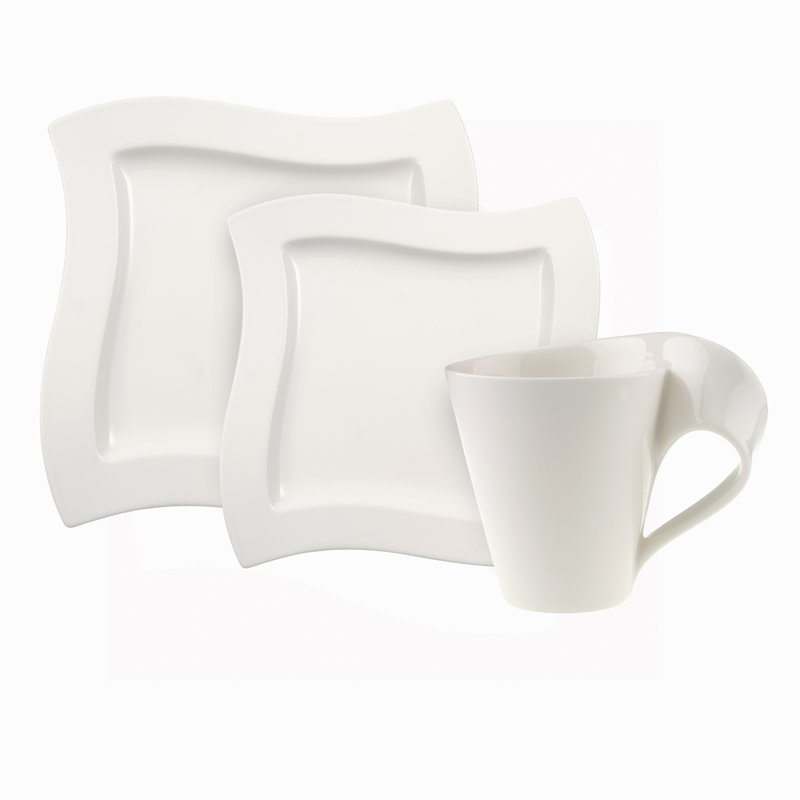 Service de table 12 pièces Villeroy & Boch New Wave, service pour 4