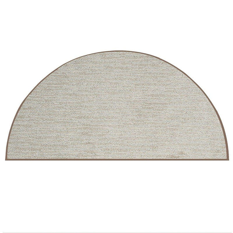 Tapis décoratif beige Furnish My Place, Demi-cercle 1 pi 8 po x 3 pi 4 po