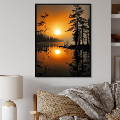 Babich Lake Misty Morning Reflections II, reproduction d'art sur toile