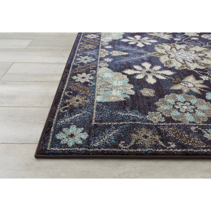 Tapis bleu nuit Boulton, Rectangle 5 pi x 7 pi