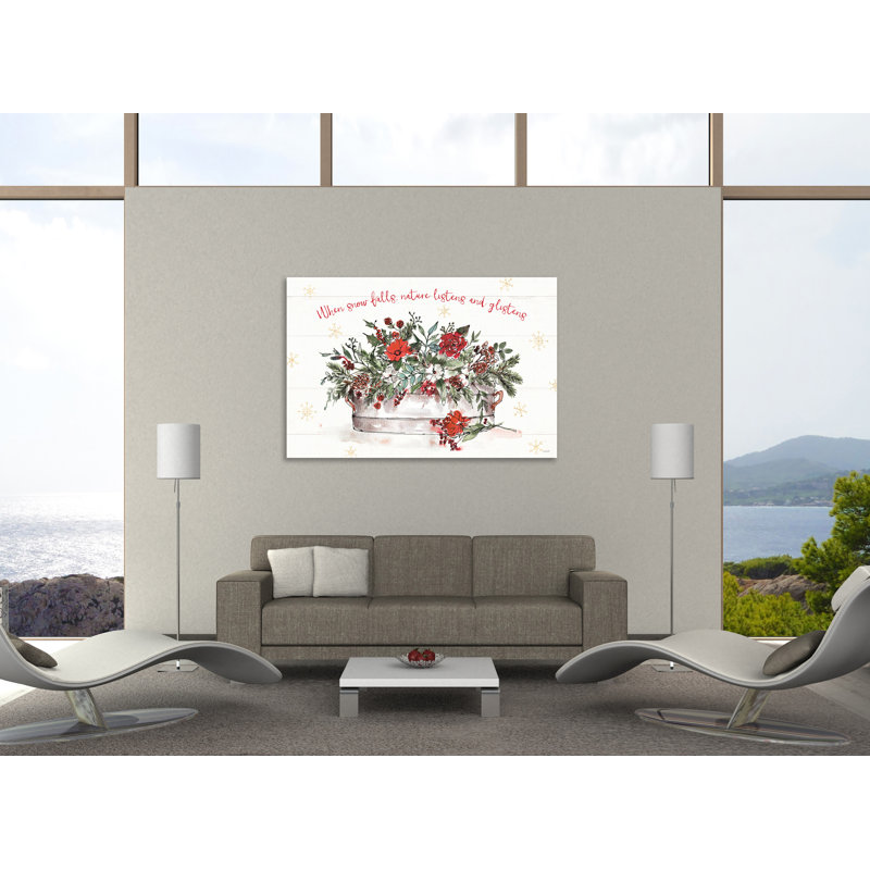 Toile tendue avec châssis «Lightheartage Holiday I» par Anne Tavoletti, H 40 po x l 60 po x P 1,5 po
