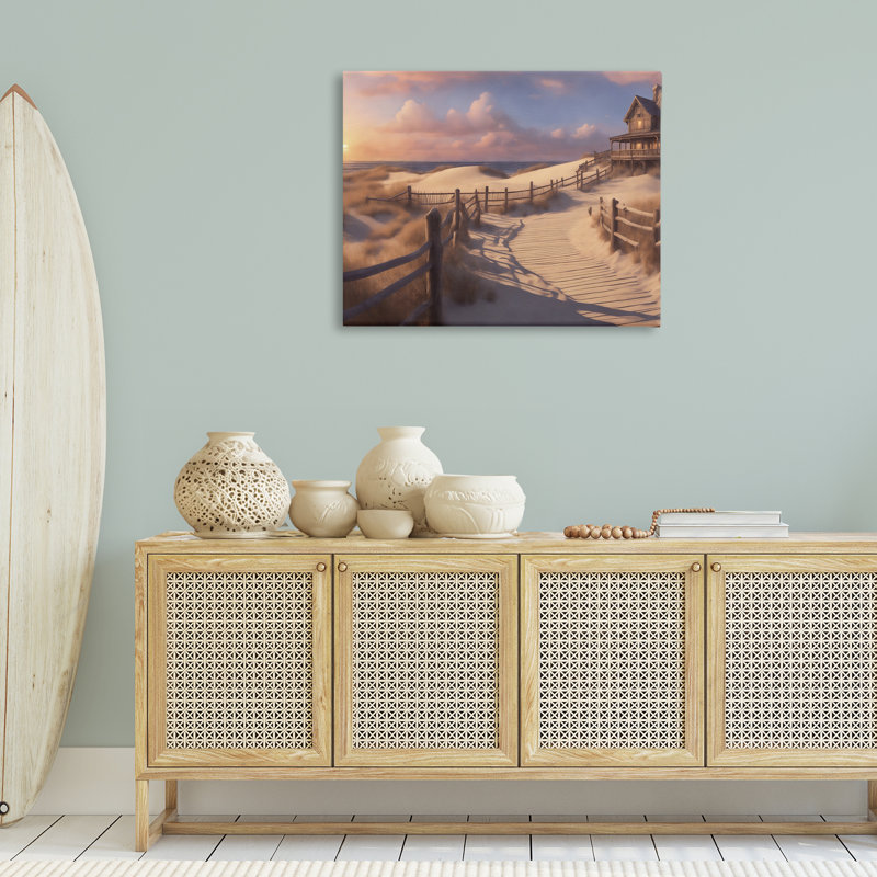 Art mural sur toile Hampton Dunes Landscape par Noah Bay, H 30 po x l 40 po
