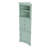 Triangular Corner Cabinet With Triple Drawers And Customizable Shelves-565974137