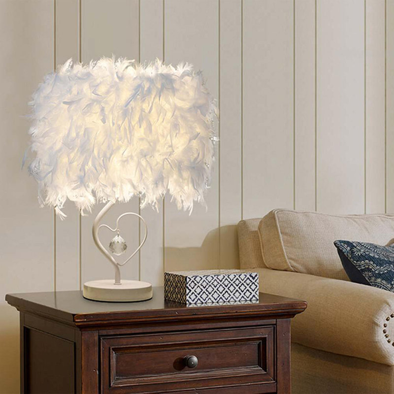 Small Heart Bedside LED Table Lamp