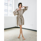 Women’s Mini Kimono Robe Sand