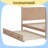 4-Post Canopy Bed with Trundle and Drawers, Space-Saving Design for Cozy and Organized Bedrooms --110743928