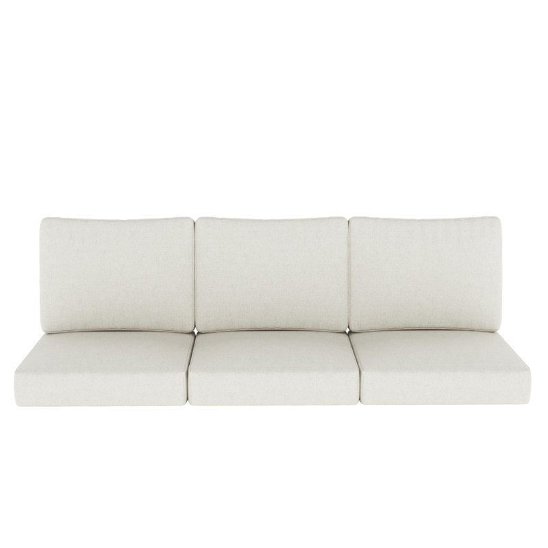 Sunbrella® Outdoor Sofa Seat / Back Cushion, Sunbrella Bliss Linen
