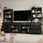 Meuble audio-vidéo en bois manufacturé Centerport-1465047066