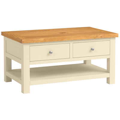 Oxford Four Leg Coffee Table with Storage