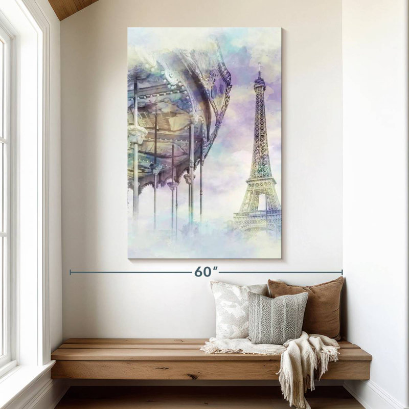 Aime Typical Paris, 51" H x 34" W