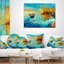 Coussin de seascape et de bateau en couleur lake-29339815-29339812