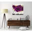 « pavot mauve iii », reproduction d’impression sur toile tendue-31385712
