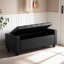 Banc de rangement rembourré en similicuir de 48,8 po-1114803333