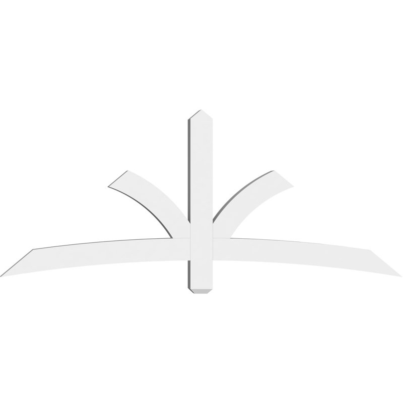 Support pour pignon Davenport, H 30 po x l 72 po (pas: 10/12), P 4 po x F 4 po, PVC