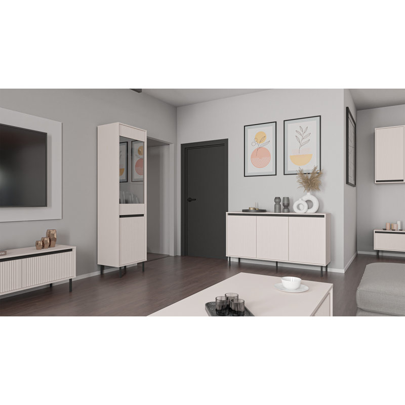 Cevyn 148.6cm Sideboard, Beige