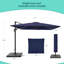 Parasol en porte-à-faux 10 x 10 pi avec base-744392643