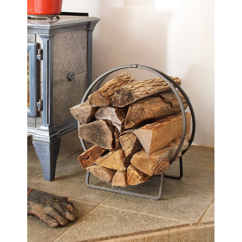Deatsville Metal Log Rack, 22" H x 20" W