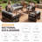 Outdoor Patio Metal Armchair With Cushions-119342291