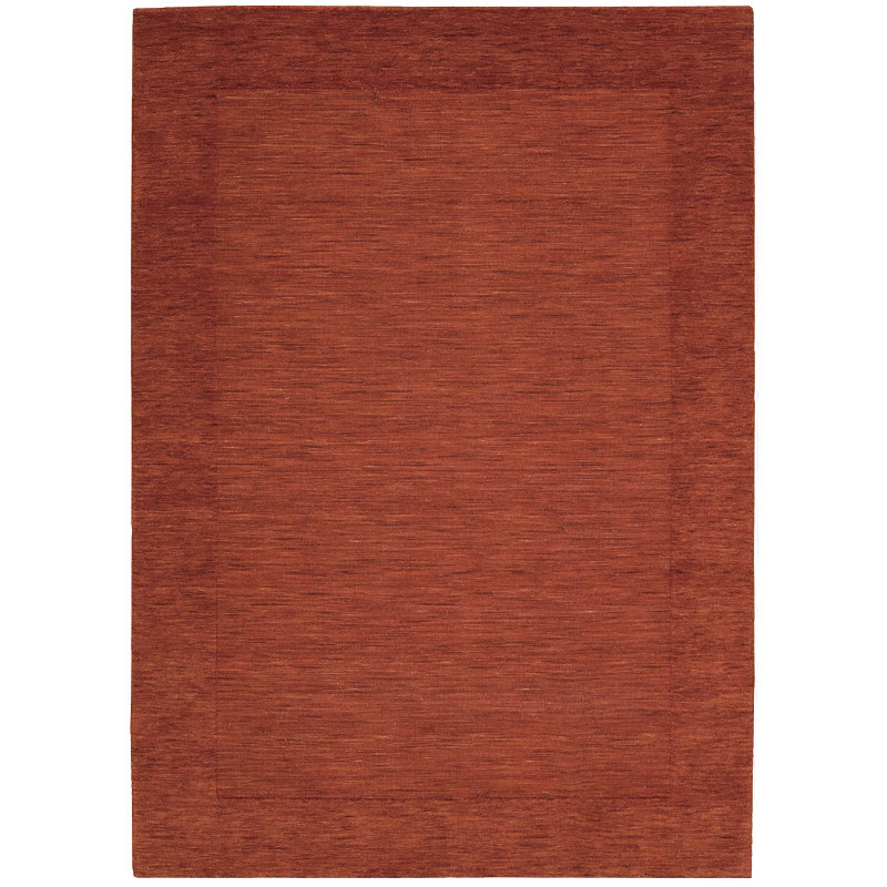 Ripple Wool Area Rug in Barn, Rectangle 5'6" x 7'5"