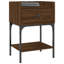Shabari 40.5cm W Iron Bedside Table-1924250993-1889720837