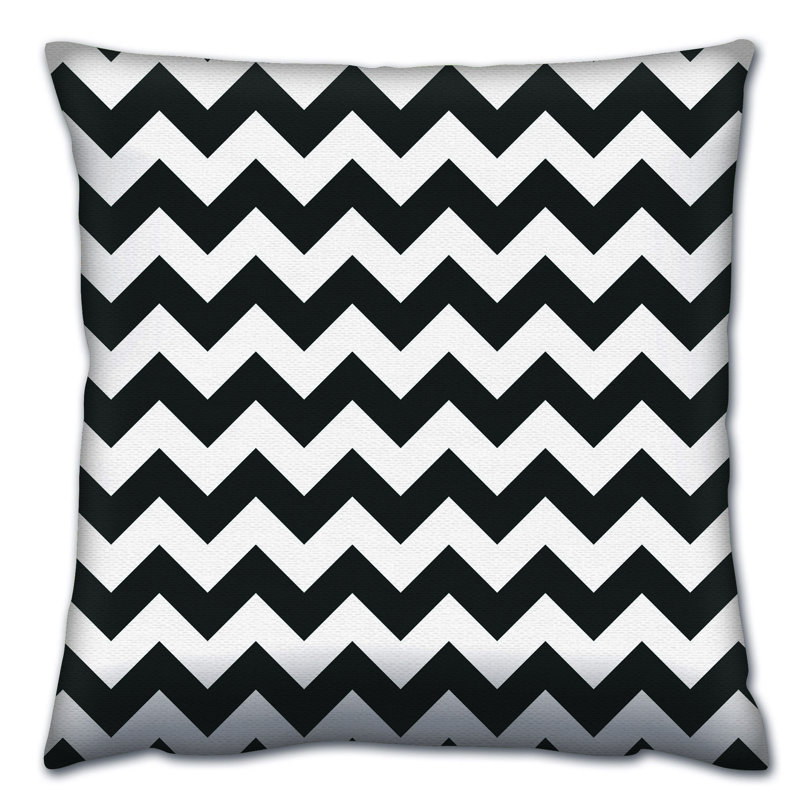 Coussin lavable de qualité supérieure, 17,0 x 17,0 pouces, 50% coton / 50% polyester, rembourrage en silicone, fermeture à glissière dissimulée | Doux, confortable et repassable | Parfait pour la décoration intérieure, le salon et la chambre à coucher