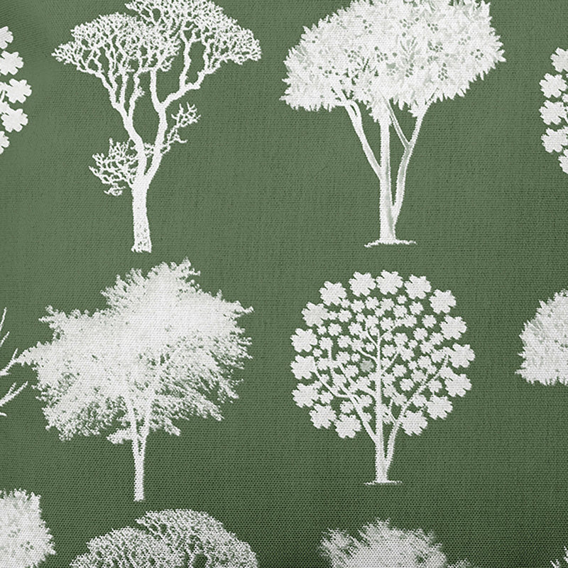 Housse de coussin carré et insert Lenard Field of Trees, H 18 po x l 18 po x P 2 po, Vert