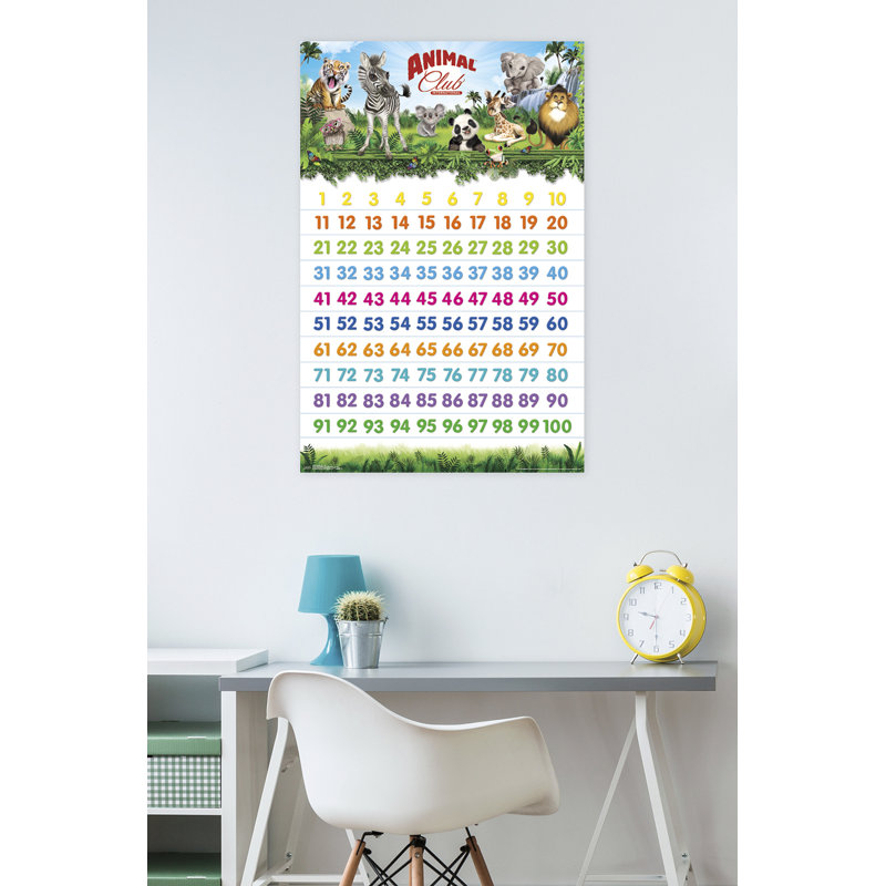 « animal club-123 », impression sur papier