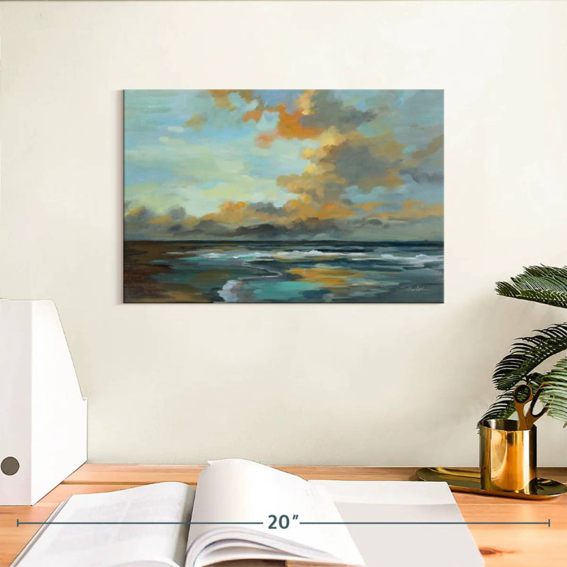 Gillard Oceanside Sunset, 8" H x 12" W