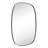 Truby Oval Oblong Metal Framed Bathroom Vanity Mirror Rectangular Wall Mounted Mirror