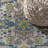Lathan Bohemian FLAIR Boho Vintage Medallion Blue/Yellow Rug-92783508