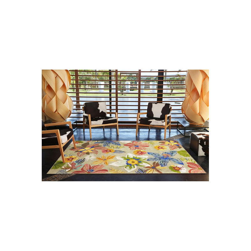 Multi Color Mixed Floral Flower Pattern Creative Modern Decorative Machine Washable Area Rug, Rectangle 2'6" x 4'11"