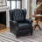Almantas 31.5" W Genuine Leather Push-Back Recliner-1620073985