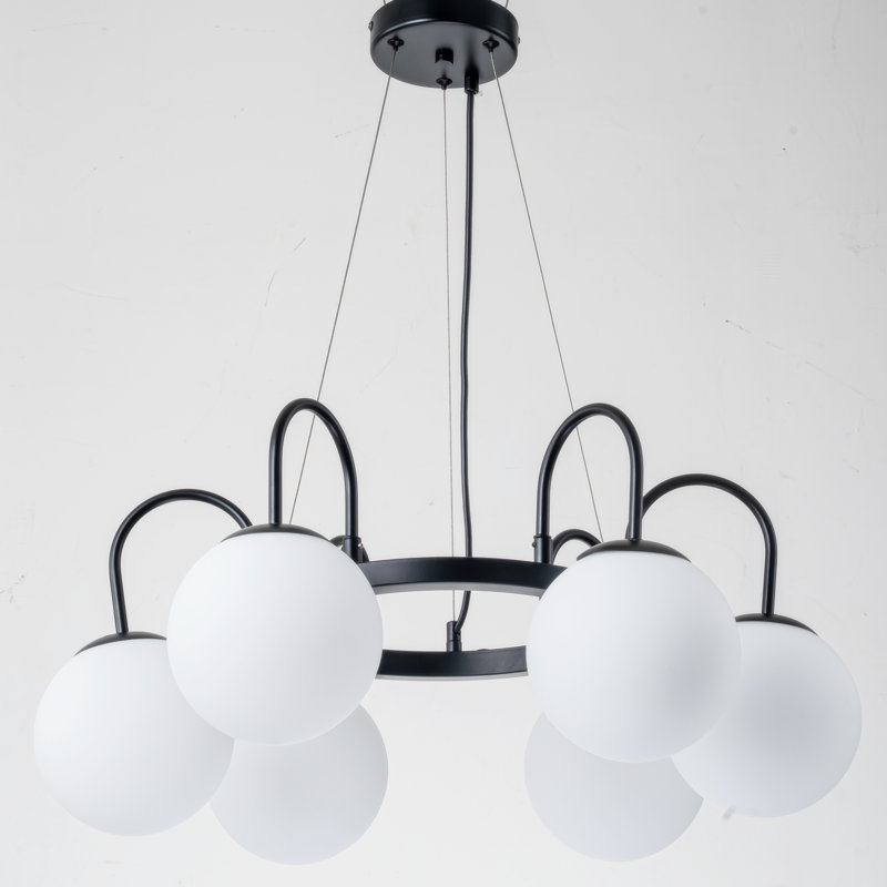 Royelle 6-Light Chandelier, Noir