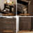 Modern Farmhouse Nightstand With shelves-979602457