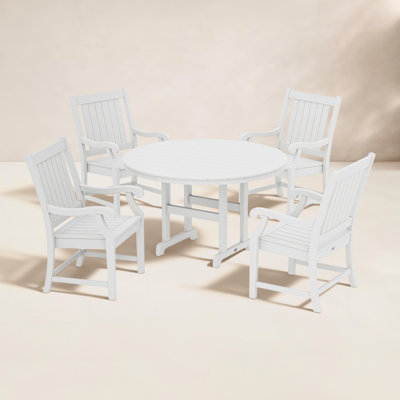 POLYWOOD® Verlyn 48" Patio Dining Set