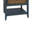 2 tables d'appoint avec bout pour le salon. Placage en bois massif, poignée en métal, stable, insecte et protection contre les mites. Matériau à 2 tiroirs avec demi-poignée naturelle et séduisante. 
