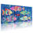 Animals Colorful Fish Underwater Art Print Set of 3 Canvas Wall Art Prints-544080935