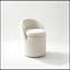 Fauteuil demi-tonneau avec rangement à plateau rabattable-1871779758