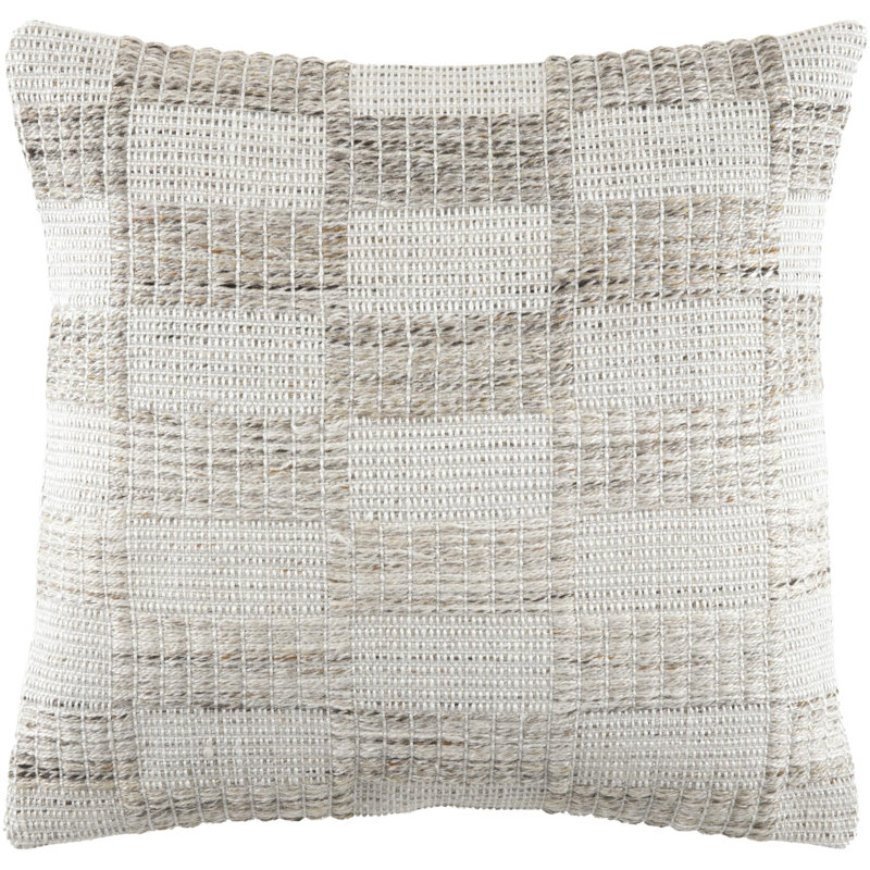 Galey Alix x Livabliss Katalina Indoor/Outdoor Accent Pillow, 22"H x 22"W, Tan, Polyester