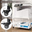 Support d'imprimante à 2 niveaux 23,6 po x 23,6 po avec tablette coulissante-135459541-135459542