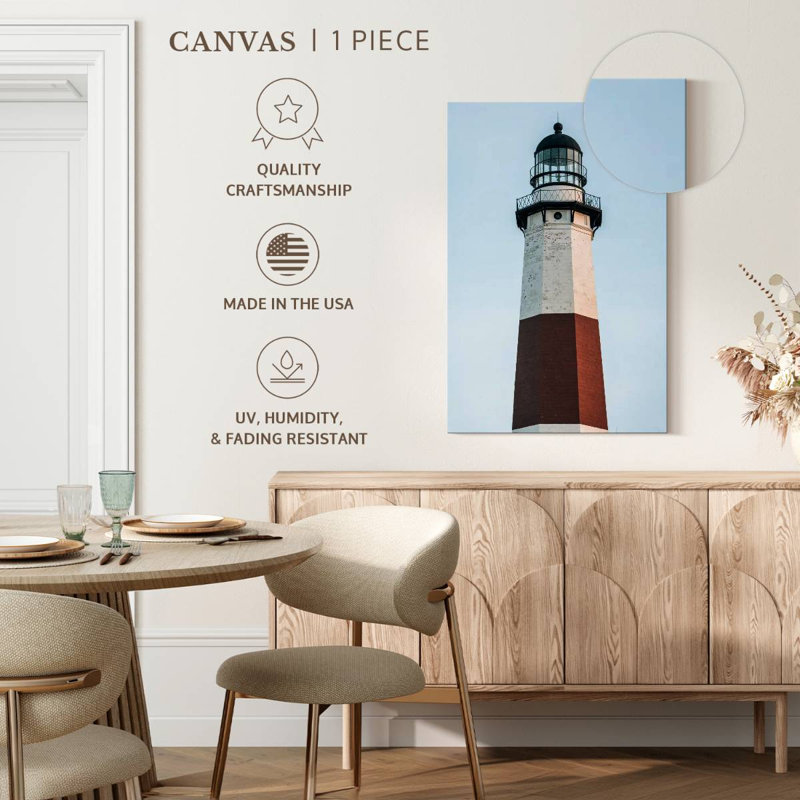 Phare à New York, H 30 po x l 20 po