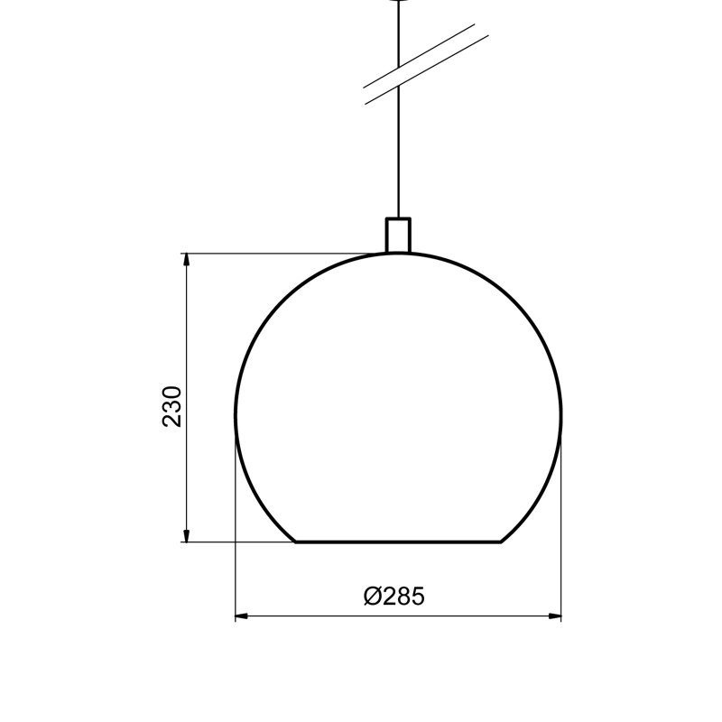 Shellson 1 - Light Chrome Unique/Statement Pendant