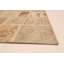 Tapis décoratif en laine brun clair en laine noué à la main de conception unique 7 pi 2 po x 9 pi 9 po