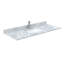 Ensemble de meuble-lavabo simple 54 po avec plateau en marbre Miranda-63918252-63918251