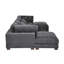 Canapé modulaire réversible de 144 po avec repose-pieds Andreco-1906456914
