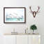 Flock Of Seagulls Over The Sea - Single Picture Frame Print on MDF-56712952-56712949