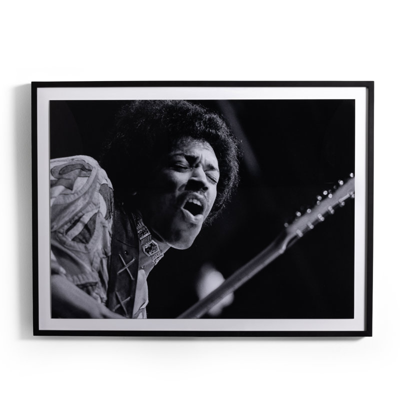 Jimi Hendrix Print by Getty Images, 30" H x 40" W x 2.5" D