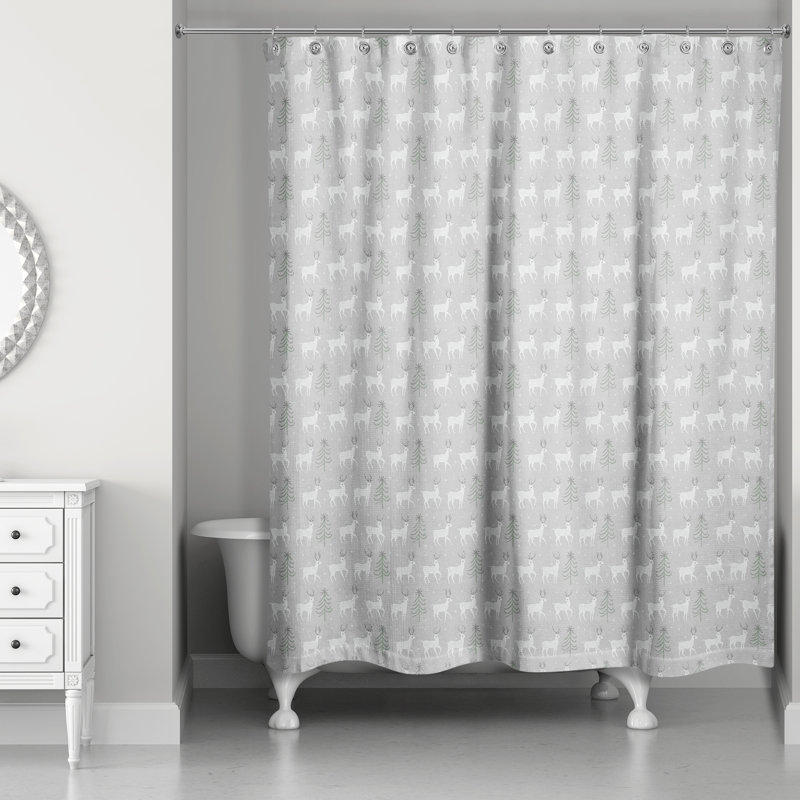Rideau de douche simple ywain