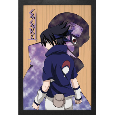 Naruto Classic - Sasuke 11x17 Gel-Coat Framed Print
