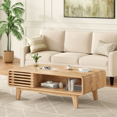 Table basse moderne avec rangement